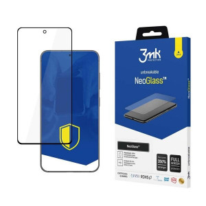 Стъклен протектор с пълно покритие 3mk Neo Glass - Samsung Galaxy S23 FE с черна рамка