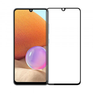 Стъклен протектор DeTech, за Samsung Galaxy A33, 3D Full glue, 0.3mm, Черен - 52724 - Img 1
