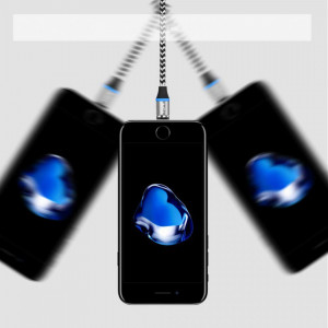 Тапичка преходник за магнитен USB Lightning кабел сребриста - Img 4