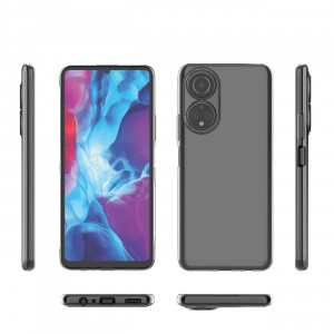 Тънък силиконов гръб 0.5mm - Honor X7 / Honor Play 30 plus прозрачен - Img 3