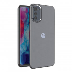 Тънък силиконов гръб 0.5mm - Moto e32 / e32s / g22 прозрачен - Img 1
