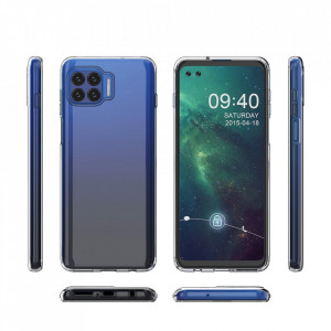 Тънък силиконов гръб 0.5mm - Moto g 5G plus прозрачен - Img 4