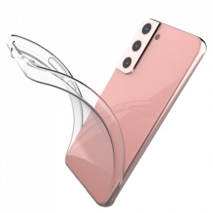Тънък силиконов гръб 0.5mm - Samsung Galaxy S22 прозрачен - Img 8