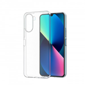 Тънък силиконов гръб 0.5mm - Vivo Y02s / Y16 thin cover прозрачен - Img 6
