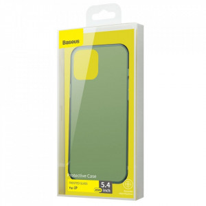 Ултратънък гръб BASEUS Wing - iPhone 12 mini зелен - Img 5