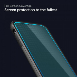 2 бр. закален стъклен протектор SPIGEN Align Master FC с инструмент за поставяне - iPhone 12 / 12 Pro с черна рамка - Img 7