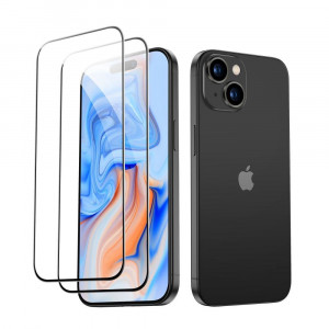 2 бр. стъклен протектор ESR - iPhone 15 черен - Img 2
