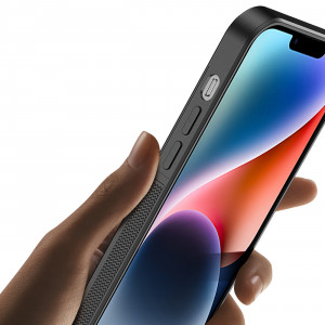 3 в 1 гръб със стойка и слот за карти Dux Ducis Rafi MagSafe със система против кражба - iPhone 15 Plus черен - Img 14