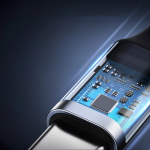 90° кабел за зареждане и данни с оплетка UGREEN US334 USB Type C към USB Type C 480Mb/s 2m черен - Img 7