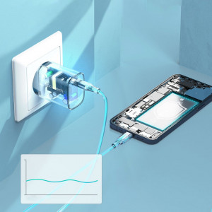 Choetech Q5004*2 PD20W зарядно - iPhone 12 / 13 series бял - Img 8