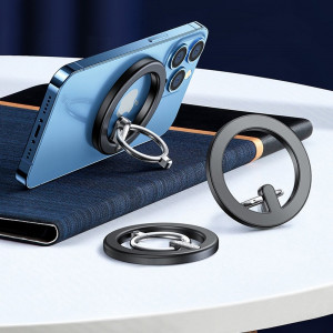 Joyroom kit multifunctional magnetic стойка за кола ring phone support черен (JR-ZS294) - Img 16