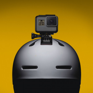 Set of flat and rounded mounting bases - GoPro, DJI Osmo Action, EKEN, SJCam, Insta360° sports cameras with 3M tapes - 2 pieces - Img 2