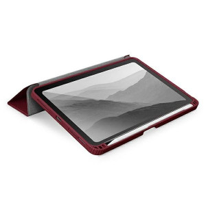 Антибактериален калъф тип книга с място за стилус UNIQ Moven - iPad mini 8.3" (6th gen 2021) бордо - Img 3