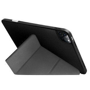 Антибактериален калъф тип книга с място за стилус UNIQ Transforma - iPad Pro 11" (2nd gen 2020) / Pro 11" (3rd gen 2021) / Pro 11" (4th gen 2022) ebony black - Img 3
