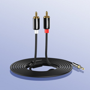 Аудио кабел UGREEN жак 3.5mm към 2х RCA (чинч) 3m черен (10590) - Img 11