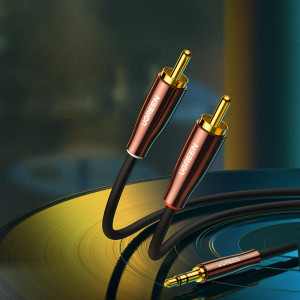 Аудио кабел UGREEN жак 3.5mm към 2x RCA (чинч) 2m (AV170) - Img 3