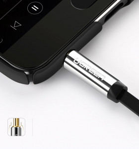 Аудио кабел UGREEN жак 3.5mm 1m сребрист (10597) - Img 10