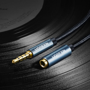 Аудио удължител UGREEN жак 3.5mm (мъжко) към жак 3.5mm (женско) 0.5m син (AV118) - Img 4