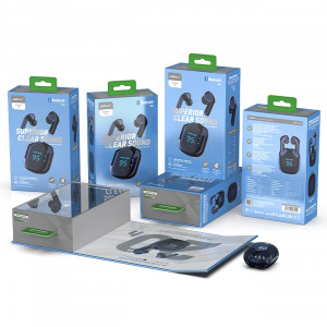 Безжични bluetooth слушалки ACEFAST TWS T6 сини - Img 17