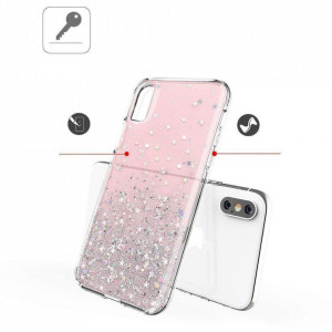 Блестящ гръб WOZINSKY Star - Xiaomi Redmi K40 / K40 Pro / K40 Pro Plus / Poco F3 / Mi 11i / Mi 11X черен - Img 3