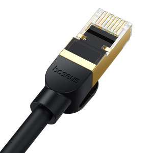 Бърз интернет кабел BASEUS High Speed cat.8 40 Gb/s 5m черен - Img 7
