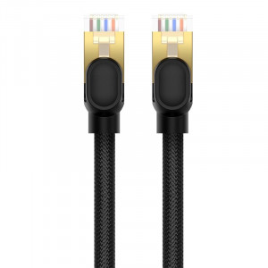 Бърз интернет кабел BASEUS RJ45 cat.8 40Gb/s 1m черен - Img 4