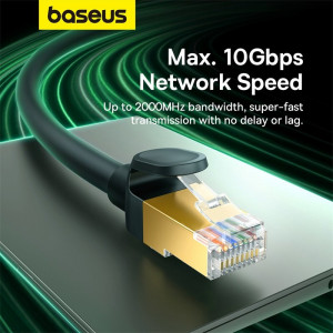 Бърз интернет кабел BASEUS RJ45 cat.8 40Gb/s 1m черен - Img 14