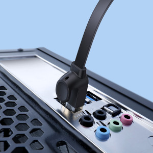 Бърз плосък интернет кабел BASEUS high Speed Six types of RJ45 Gigabit 15m черен - Img 9