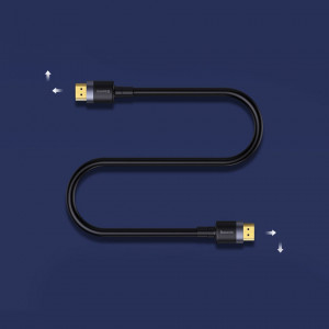Видео кабел BASEUS Cafule HDMI 2.0 4K 60 Hz 3D 18 Gb/s 3 m черен (CADKLF-G01) - Img 13