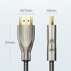 Видео кабел UGREEN HDMI 2.0 4K 60Hz 1m сив (HD131) - Img 10