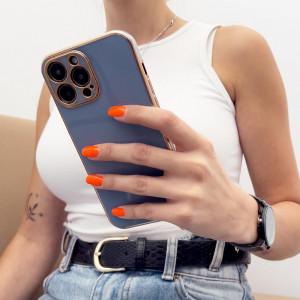 Гел гръб с рамка Lighting Color - Xiaomi Redmi Note 11 / 11S лилав - Img 6