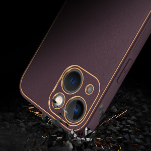 Гръб от еко кожа DUX DUCIS Yolo - iPhone 14 Plus лилав - Img 11