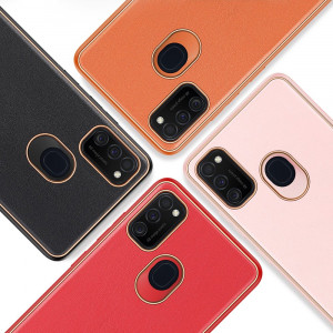 Гръб от еко кожа DUX DUCIS Yolo - Samsung Galaxy M30s розов - Img 13