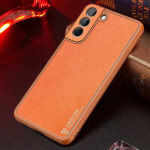Гръб от еко кожа DUX DUCIS Yolo - Samsung Galaxy S22+ оранжев - Img 11