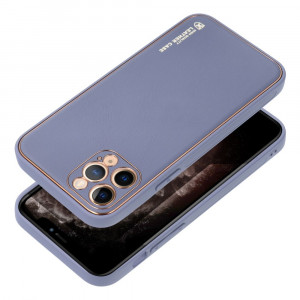 Гръб от еко кожа FORCELL Leather - iPhone 15 син - Img 1