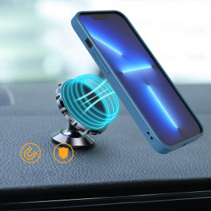 Гръб със стойка New Kickstand - iPhone 12 син - Img 9