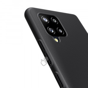 Гръб със стойка NILLKIN Super Frosted Shield - Samsung Galaxy A42 5G черен - Img 15