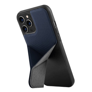 Гръб със стойка UNIQ Transforma - iPhone 12 Pro Max син - Img 3