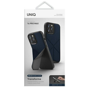 Гръб със стойка UNIQ Transforma Magclick - iPhone 14 Pro Max electric blue - Img 14