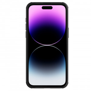 Гръб с подвижно покритие за камерата NILLKIN CamShield Pro с вграден магнит - iPhone 15 Pro черен - Img 5