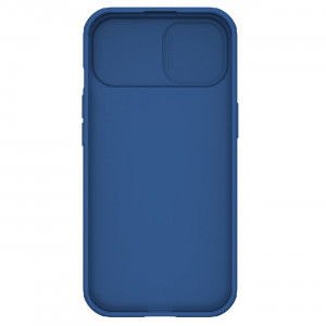 Гръб с подвижно покритие за камерата NILLKIN CamShield Pro с вграден магнит - iPhone 15 Plus син - Img 6