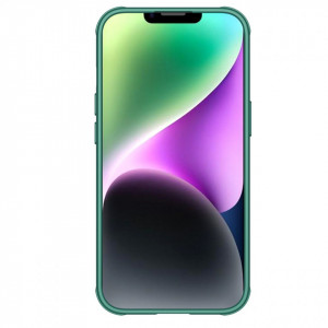 Гръб с подвижно покритие за камерата NILLKIN CamShield Pro - iPhone 14 Plus тъмнозелен - Img 6