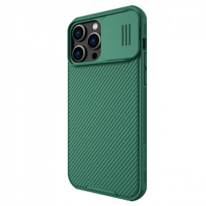 Гръб с подвижно покритие за камерата NILLKIN CamShield Pro - iPhone 14 Pro Max тъмнозелен - Img 2