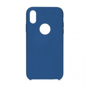 Гръб FORCELL Silicone - iPhone 11 тъмносин - Img 1