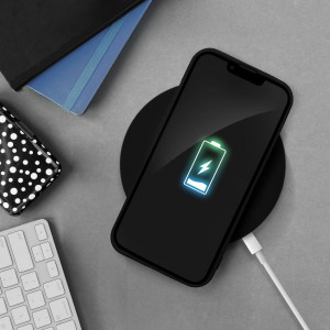 Гръб FORCELL Silicone Lite - iPhone 13 Pro черен - Img 9