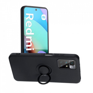 Гръб FORCELL Silicone Ring - Xiaomi Redmi 10 / 10 2022 / Note 11 4G черен - Img 2