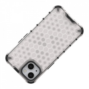 Гръб Honeycomb Armor със силиконов бъмпер - iPhone 13 червен - Img 8