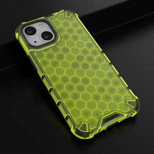 Гръб Honeycomb Armor със силиконов бъмпер - iPhone 13 mini зелен - Img 14