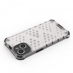 Гръб Honeycomb Armor със силиконов бъмпер - iPhone 14 черен - Img 9