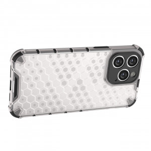 Гръб Honeycomb Armor със силиконов бъмпер - iPhone 14 Pro Max черен - Img 16